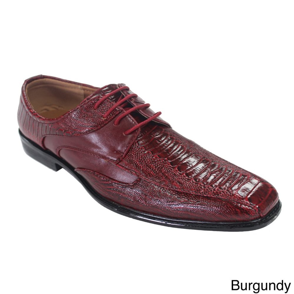 Parrazo Faux Leather Round-toe Lace-up Dress Shoes